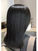 髪質改善グレージュ暗髪30代40代