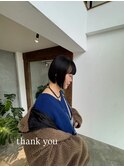 【栗本浩司大人の前下がりボブ