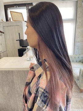 ヘアアンドメイク アリス(hair&make ALICE produce by COLT) インナーカラー　ブランジュ