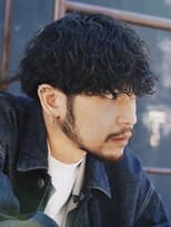 フィフス 渋谷(fifth)&nbsp;渋谷大人波巻き2WAYシャドウルーズパーマツーブロックマッシュ