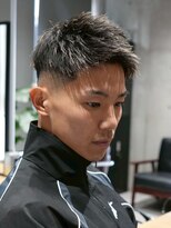 メッツ 原宿(METS)&nbsp;MEN'S/ハイライト×アップバングショート/フェード