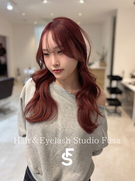 フサ(Fusa) ハッシュカット×カシスレッド