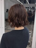 ニトバイアンキシム(nit by ahnkism) 大人可愛い切りっぱなしボブパーマ