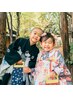 【七五三に♪】こどものお着付け☆ヘアは別料金【パパっと着せます！】