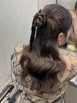 エレノア 名古屋店(Eleanor) カチモリ×ハーフアップ