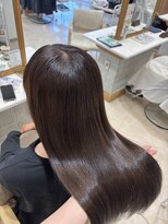 シュヴー 浦安店(CHEVEUX)&nbsp;艶カラー 暗髪グレージュ