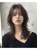 ハッシュカット_韓国レイヤーカット顔周り調布前髪カット
