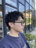 ザ グルーム(The Groom)&nbsp;メンズ/ソフト毛流れパーマ/サイド刈り上げ