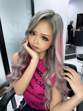 ビューティ スタジオ モッズ 渋谷(beauty studio M.O.D shibuya) ★グレージュ×ホワイトハイライト