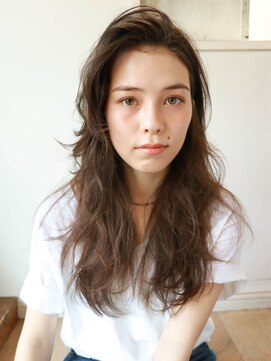 ローブ アオヤマ(LOAVE AOYAMA) 【LOAVE】 ベージュロング / ナチュラルウェーブ