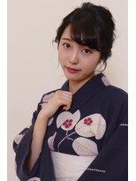 キャンバス(CANVAS)&nbsp;浴衣に合うおくれ毛ほつれ髪ヘアアレンジ