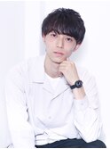 黒髪ショートマッシュ