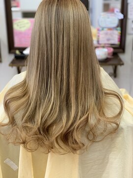 ヘアーサロン フィール(Feel) バレイヤージュカラー♪