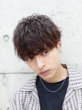 フィフス(fifth) 無造作マッシュ くせ毛風パーマ ツーブロック スパイラルパーマ