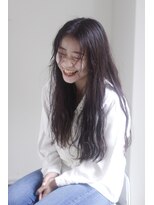 シェノン 西梅田(CHAINON)&nbsp;韓国式かきあげロング、アースカラー、アッシュカラー