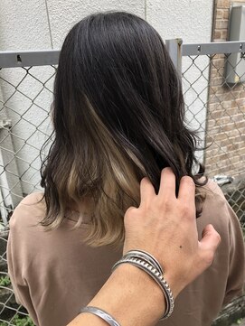 テテ(TETE) インナーカラー　ベージュ　長堀橋×心斎橋