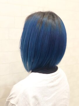 アンクルート(eNcroute) 前下がりブルーグラデーション