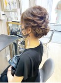 トップふんわりアップ ヘアセット