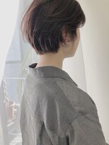 ガーランドウメダ(Garland umeda)&nbsp;くすみピンク+ショートボブ　輪玉