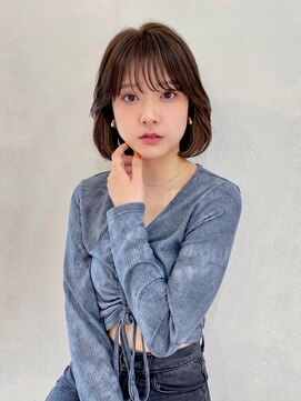 レイラバイアフロート 吉祥寺(Lila by afloat) 韓国ボブ/タンバルモリ/顔まわりカット/内巻きボブ/薄め前髪