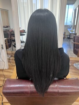 セシルヘアー なんば店(Cecil hair) 黒髪×ストレート