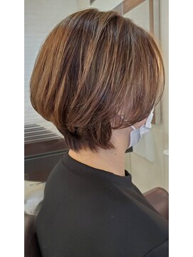 スタイル 成城学園前(STYLE) 耳かけショートボブ　絶壁解消ヘア　クビレショート４