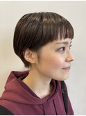 ワイドバングショート