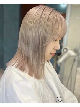 ユー(juu.) blonde hair