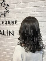 ヘア スパ ビューティー エールフォルム(HAIR SPA BEAUTY YELLFORME)&nbsp;ダークグレージュ×ふんわりスタイリング