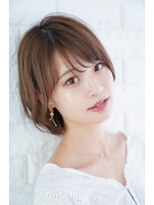 ウォークヘアーグロウ(Walk hair grow) 大人エアリーショート×アッシュブラウン