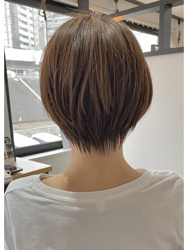 フレーム 博多店(FRAME) すっきりショート ブリーチ無し透明感ブラウン