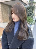 透明感カラー"やわらかグレージュ"