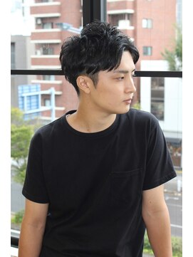 エスケイブ(S/CAVE) 清潔感のある大人アップバング