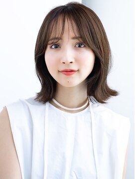 レノラ 本町(LENORA) 20代30代大人かわいいナチュラル暗髪エアーストレートヘア