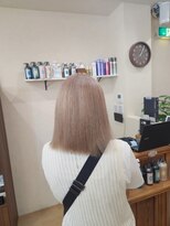 ミラシィ 成田(Mirashy)&nbsp;ボブ×ホワイトベージュ♪