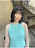 ◎切りっぱなしボブ縮毛矯正ミニボブストレートパーマ