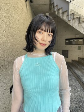 メゾンアクア 表参道(Maison ACQUA) ◎切りっぱなしボブ縮毛矯正ミニボブストレートパーマ