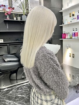 チュダック(ChuDuck) 韓国風《ペールシルバー》ハイトーン/ケアブリーチ/ダブルカラー