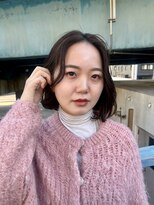 スリーヌーン(THREE noon)&nbsp;ボブ×ハイライトカラー