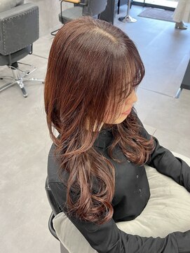 クラン 岡本(Chlan) 春先取りカラー◎オレンジピンク