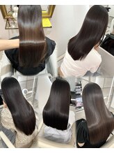 【業界最高水準の薬剤使用☆】髪の根本的な所から改善して美髪を作るお手伝いさせて頂きます♪