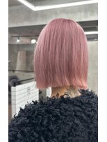 ナンバーウルス 名駅店(N° ulus)&nbsp;【number ulus】ピンクベージュ×ぱつっとボブ