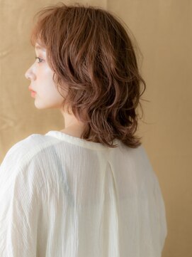 カバーヘア ブリス 北浦和(COVER HAIR bliss) オレンジベージュ細めハイライトウルフカット315X北浦和20代30代