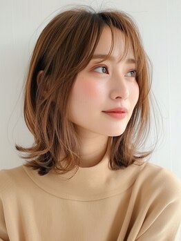 チェルシーヘアーデザイン(Chelsea hair design)の写真/【お洒落染めと変わらない明るさが選べる】明るい白髪染めが可能に☆傷んだ髪もツヤツヤな髪に導きます♪