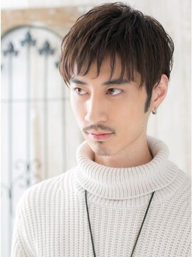 グルーミングサロン バーバー キャッスル 北浦和西口(Grooming salon Barber Castle) 20代30代アースカラー束感カジュアルメンズショートY北浦和