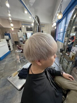 ヘアリゾートエーアイ 浅草店(hair resort Ai) ブリーチオンカラー/ホワイトベージュ/ミルクティーベージュ