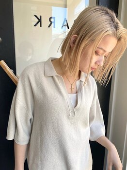 パークホワイト 代官山(PARK White)の写真/≪抜け感×透け感style☆≫SNSで大人気のデザインカラーやハイトーンも◎最旬カラーが叶う