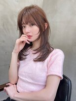 エイチ(H eitf) H【eitf】 原宿 表参道/レイヤー/ピンクベージュ