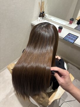 ナンバー 大分中央町店(N°) うる艶質感◎髪質改善酸性ストレート