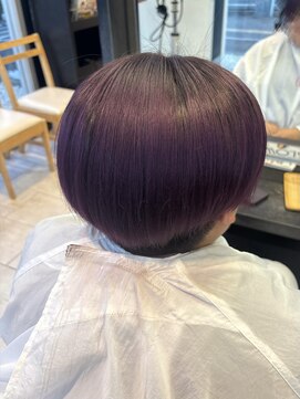 アース 大宮宮原店(HAIR&MAKE EARTH) パープルカラー